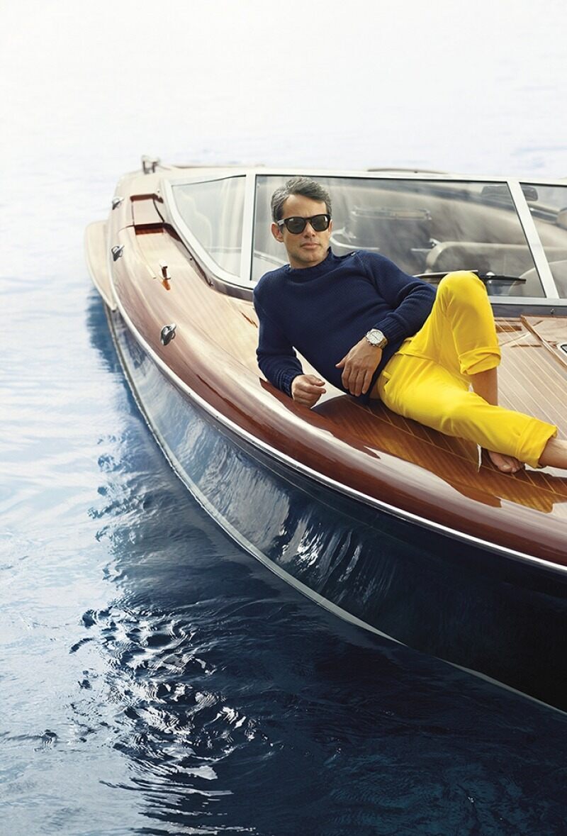 In His Yellow Boating Pants