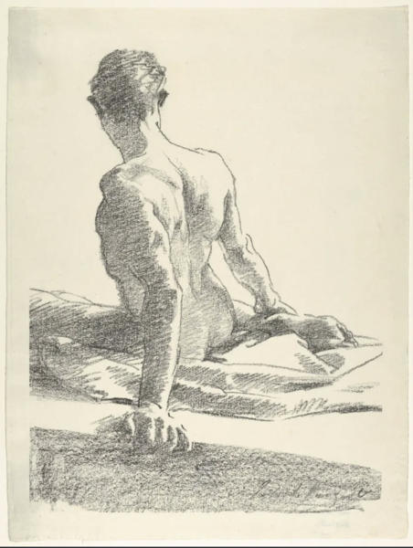 John Singer Sargent, Study of a male