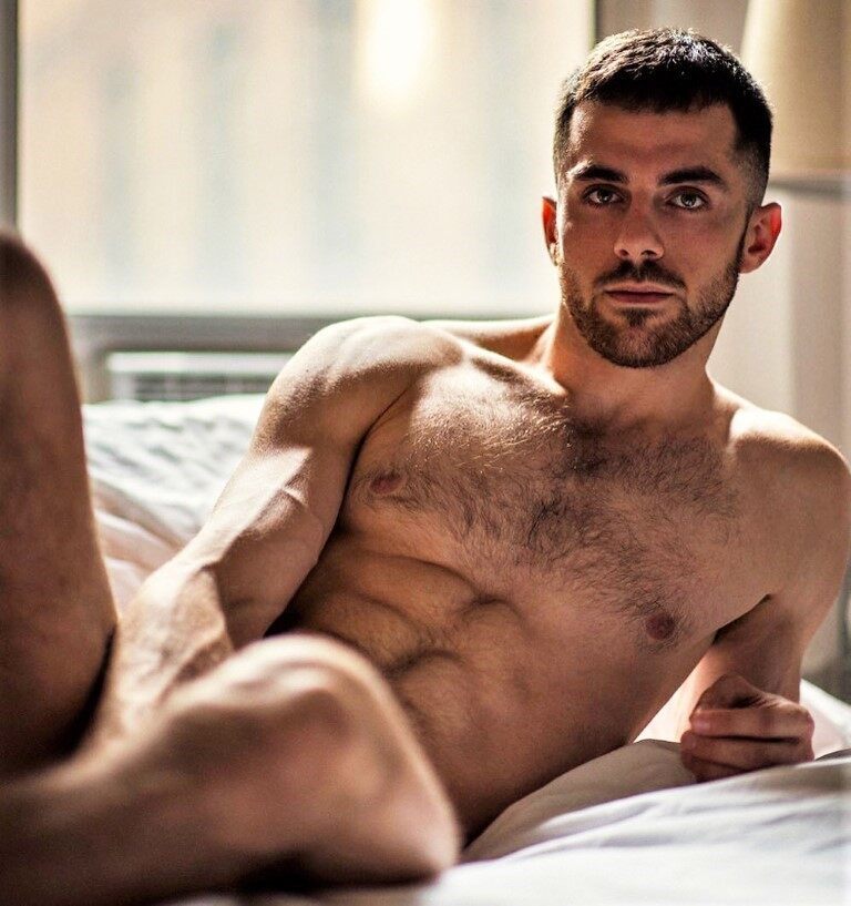 shirtless hunk
