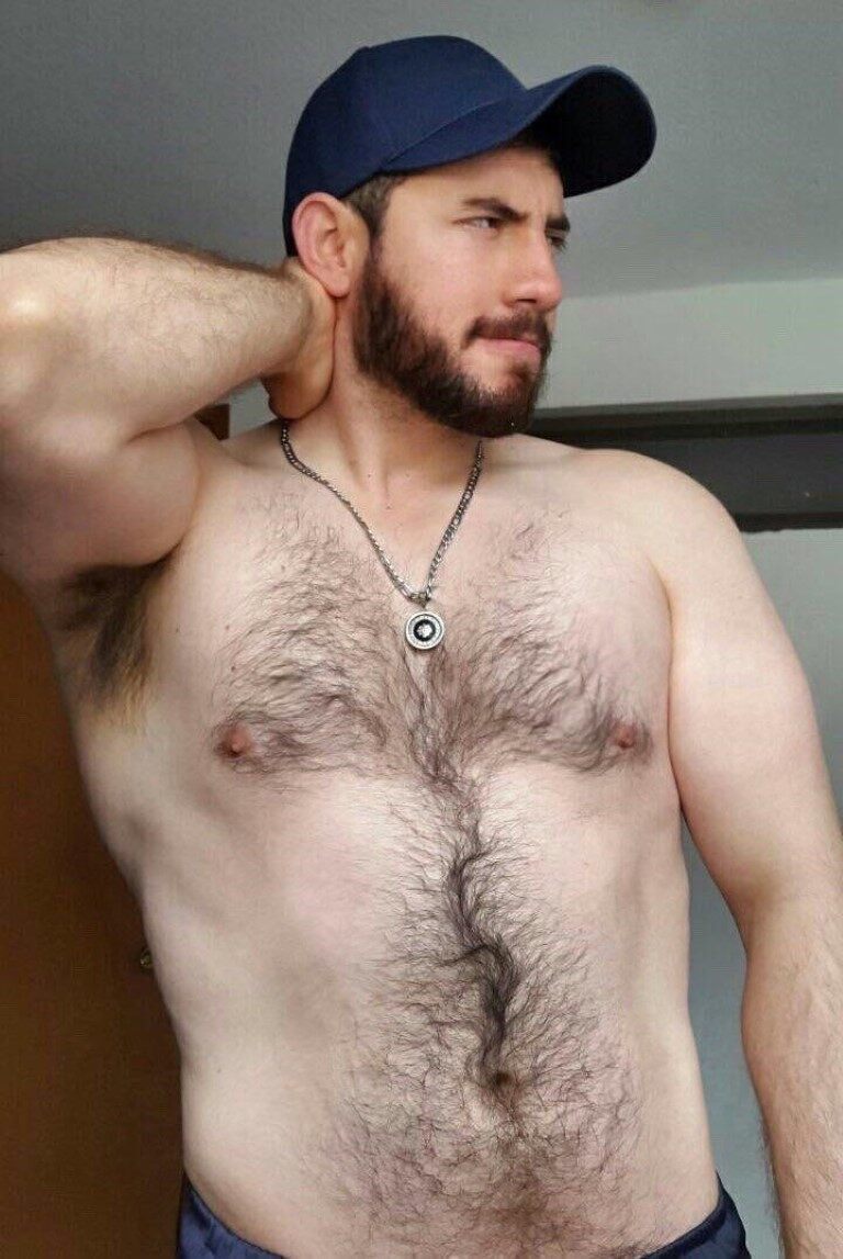 shirtless hunk