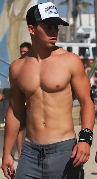 shirtless hunk