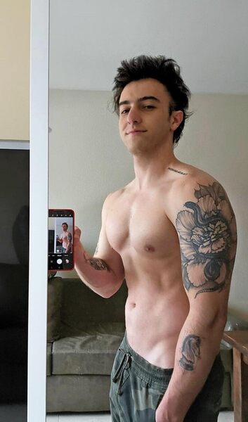 shirtless hunk