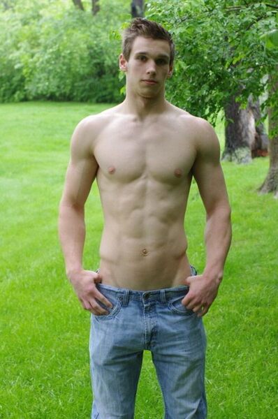 shirtless hunk