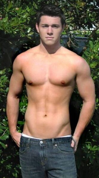 shirtless hunk