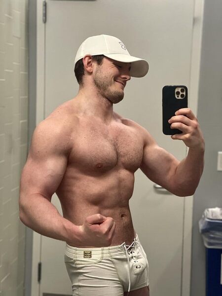 shirtless hunk
